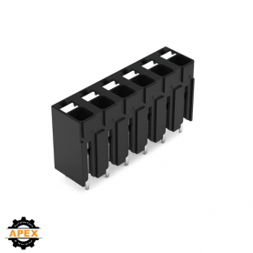 WAGO | 2086-3106 | THR PCB TERMINAL BLOCK, PUSH-BUTTON 1.5 M