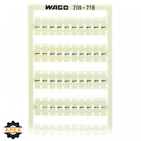 WAGO | 209-718 | WSB MARKING CARD; AS CARD; MARKED; 1 / 2 (5