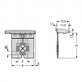 WAGO | 2092-1356 | 1-CONDUCTOR THT FEMALE HEADER; 1.4 MM &Oslash; S