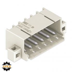 WAGO | 2092-1424/005-000 | THT MALE HEADER; 1.4 MM &Oslash; SOLDER