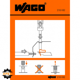 WAGO | 210-182 | STICKERS FOR OPERATING INSTRUCTIONS; FOR SI