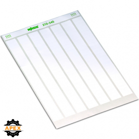 WAGO | 210-345 | LABELS; FOR LASER PRINTER; PERMANENT ADHESI