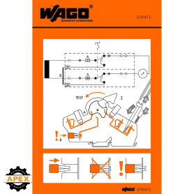 WAGO | 210-412 | STICKERS FOR OPERATING INSTRUCTIONS