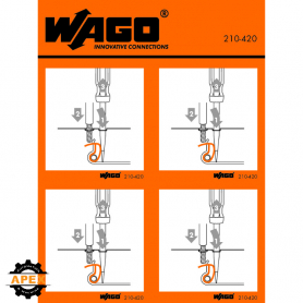 WAGO | 210-420 | STICKERS FOR OPERATING INSTRUCTIONS; FOR RA