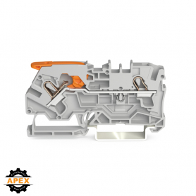 WAGO | 2104-1201 | 2-CONDUCTOR THROUGH TERMINAL BLOCK WITH L