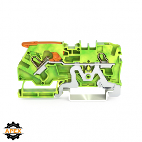 WAGO | 2104-1207 | 2-CONDUCTOR GROUND TERMINAL BLOCK WITH LE
