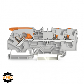 WAGO | 2104-5301 | 3-CONDUCTOR THROUGH TERMINAL BLOCK WITH L
