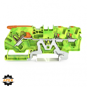 WAGO | 2104-5307 | 3-CONDUCTOR GROUND TERMINAL BLOCK WITH LE