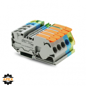 WAGO | 2116-1201/605-038 | THREE PHASE SET WITH ORANGE END P