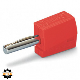 WAGO | 215-212 | BANANA PLUG; FOR SOCKET 4 MM &Oslash;; 2,50 MM&sup2;; R