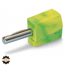 WAGO | 215-911 | BANANA PLUG; FOR SOCKET 4 MM &Oslash;; 2,50 MM&sup2;; G