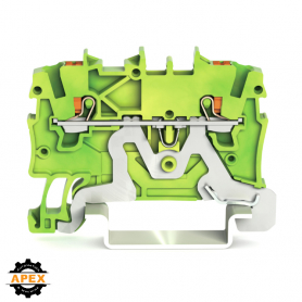 WAGO | 2200-1207 | 2-CONDUCTOR GROUND TERMINAL BLOCK; 1 MM&sup2;;