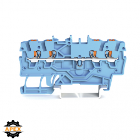 WAGO | 2200-1404 | 4-CONDUCTOR THROUGH TERMINAL BLOCK; WITH
