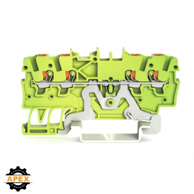 WAGO | 2200-1407 | 4-CONDUCTOR GROUND TERMINAL BLOCK; 1 MM&sup2;;