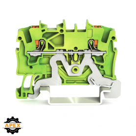 WAGO | 2201-1207 | 2-CONDUCTOR GROUND TERMINAL BLOCK; WITH P