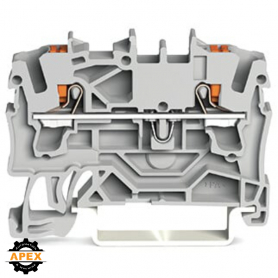 WAGO | 2202-1203 | 2-CONDUCTOR THROUGH TERMINAL BLOCK; WITH
