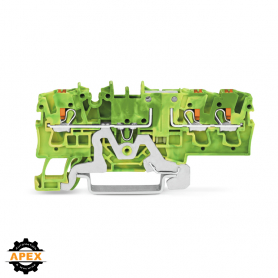 WAGO | 2202-1707 | 3-CONDUCTOR GROUND TERMINAL BLOCK; WITH P