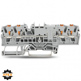 WAGO | 2202-1802 | 4-CONDUCTOR THROUGH TERMINAL BLOCK; WITH