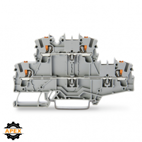 WAGO | 2202-2701 | DOUBLE-DECK TERMINAL BLOCK; WITH PUSH-BUT