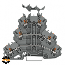 WAGO | 2202-3233 | TRIPLE-DECK TERMINAL BLOCK WITH PUSH-BUTT