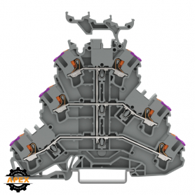 WAGO | 2202-3238 | TRIPLE-DECK TERMINAL BLOCK WITH PUSH-BUTT