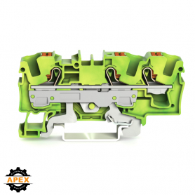 WAGO | 2206-1307 | 3-CONDUCTOR GROUND TERMINAL BLOCK; WITH P
