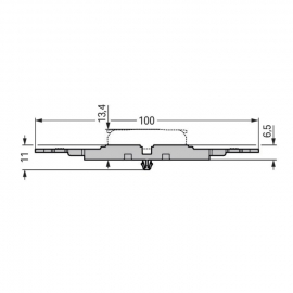 WAGO | 221-2514 | MOUNTING CARRIER WITH STRAIN RELIEF; 4-WAY