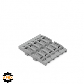 WAGO | 221-2525 | MOUNTING CARRIER; 5-WAY; FOR INLINE SPLICI