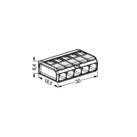 WAGO | 221-485 | LEVER-NUTS&reg; SPLICING CONNECTOR FOR EX APPLI