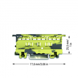 WAGO | 221-500/000-053 | 221 LEVER-NUTS&reg; MOUNTING CARRIER; 2