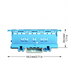 WAGO | 221-510/000-006 | 221 LEVER-NUTS&reg; MOUNTING CARRIER; D
