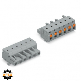 WAGO | 2231-203/008-000 | 1-CONDUCTOR FEMALE PLUG; PUSH-BUTT