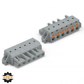 WAGO | 2231-206/031-000 | 1-CONDUCTOR FEMALE PLUG; PUSH-BUTT