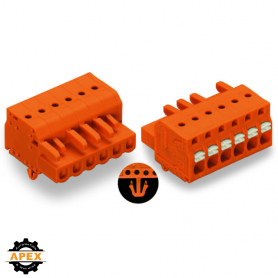 WAGO | 2231-303/008-000 | 1-CONDUCTOR FEMALE PLUG; PUSH-BUTT