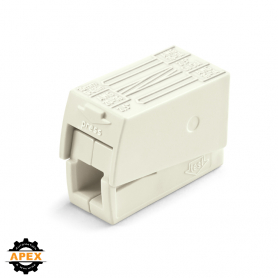 WAGO | 224-112 | PUSHWIRE&reg;  INLINE CONNECTOR; WHITE; 
BOX OF