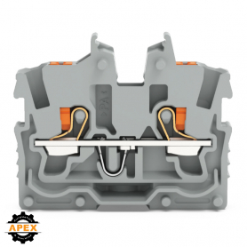 WAGO | 2250-301 | 2-CONDUCTOR MINIATURE THROUGH TB WITH PUSH