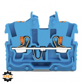 WAGO | 2250-304 | 2-CONDUCTOR MINIATURE THROUGH TB WITH PUSH