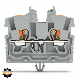 WAGO | 2250-311 | 2-CONDUCTOR MINIATURE THROUGH TB WITH PUSH