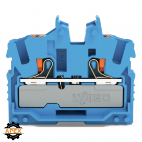 WAGO | 2252-304 | 2-CONDUCTOR MINIATURE THROUGH TB WITH PUSH