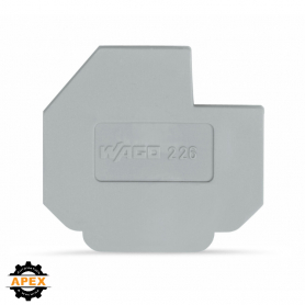 WAGO | 226-110 | END PLATE; FOR 630 V, CUT-OUT DIMENSIONS L1