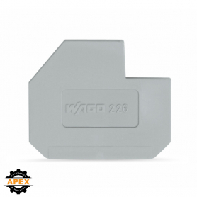 WAGO | 226-120 | END PLATE; FOR 400 V, CUT-OUT DIMENSIONS L1