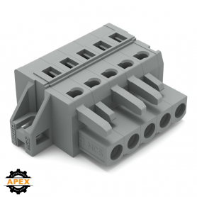 WAGO | 231-105/031-000 | 1-CONDUCTOR FEMALE PLUG; CLAMPING C