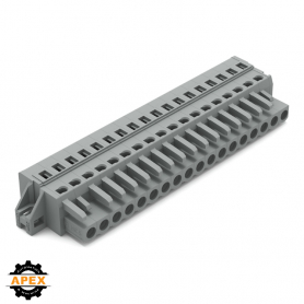WAGO | 231-118/031-000 | 1-CONDUCTOR FEMALE PLUG; CLAMPING C