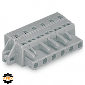 WAGO | 231-204/031-000 | 1-CONDUCTOR FEMALE PLUG; CLAMPING C