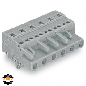 WAGO | 231-205/008-000 | 1-CONDUCTOR FEMALE PLUG; SNAP-IN MO