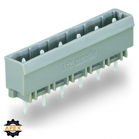 WAGO | 231-236/001-000 | THT MALE HEADER; 1.0 X 1.0 MM SOLDE
