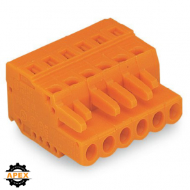 WAGO | 231-306/026-000 | 1-CONDUCTOR FEMALE PLUG; 2.5 MM&sup2;; P