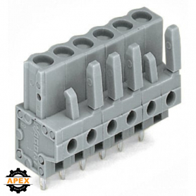 WAGO | 232-137 | THT FEMALE HEADER; 0.6 X 1.0 MM SOLDER PIN;