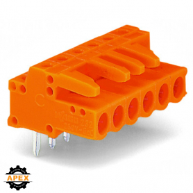 WAGO | 232-273 | THT FEMALE HEADER; 0.6 X 1.0 MM SOLDER PIN;