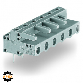 WAGO | 232-833/045-000 | THT FEMALE HEADER; 0.6 X 1.0 MM SOL